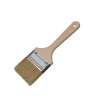 Кисть плоская натуральная щетина 75мм деревянная ручка