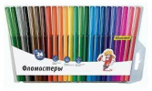 Фломастеры 24шт цветные  с европодвесом 