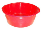 Таз 12л круглый пластиковый яркий цветной