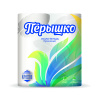 Бумажные Полотенца 2шт 2-х слойные белые Перышко(12)