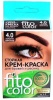 Крем-краска для бровей и ресниц Fito Сolor горький шоколад 2*2мл(24)1213