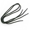 Шнурки черные круглые тонкие 60см(24)