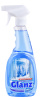 Моющее средство Гланц 500мл для стекол с распылителем голубой лёд(12) 