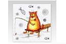 Салфетки бумажные Семья и комфорт 100шт коты(48)