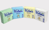 Салфетки бумажные WELMA 50шт 2-х слойные цветные(32)