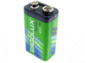 Батарейки Ergolux 9V Крона 6F22 SR1(1)