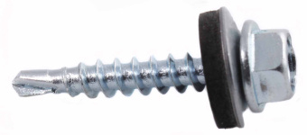 Саморез кровельный 4,8*29 цинк банка 200шт