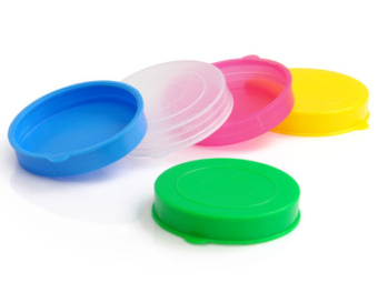 Крышка ПЭТ одинарная цветная(150/200)