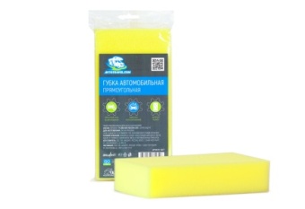 Губка для автомобиля "Avtotravel" прямоугольная поролон(20)13477
