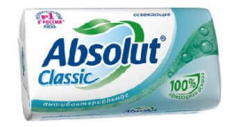 Мыло Абсолют CLASSIC 90г освежающее Весна(72/6) 6060