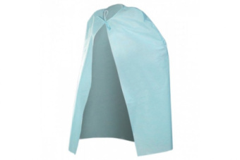 Накидка для посетителей в упаковке 19шт голубой(1)