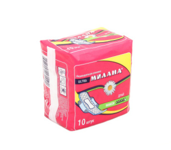 Гигиенические прокладки Милана ультра драй макси 10шт(40)306